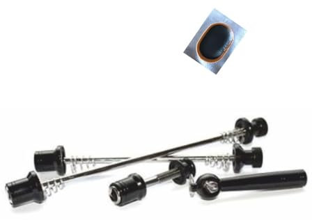 Point Schnellspannerset Schnellspanner Diebstahlschutz Schwarz inkl. Schlauchflicken