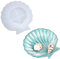 Boîte à bijoux en forme de coquillage Moule en résine de silicone Pour savon, collier et boucles d'oreilles Moule en silicone époxy Pour bricolage, travaux manuels, moulage, décoration de la