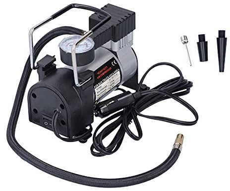 Compresor de aire Yctze 12V 150PSI, compresor de aire portátil del neumático de la bomba del inflador del compresor de aire portátil del metal