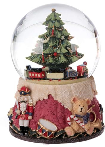 Holyart Weihnachtsbaum Glockenspiel mit Zug, 15x10x10