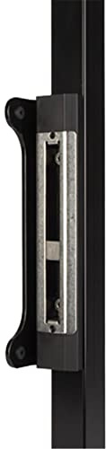 Aufbauanschlag LOCINOX SFKO für die Einbauschlösser Fortylock, Fiftylock und Sixtylock | Gegenkasten für Torprofile von 40-60 mm (RAL9005 (Nachtschwarz))