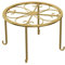 Joyivike Blumenständer Gold/Schwarz Pflanzenständer Aus Metall Blumenhocker Hocker Rund Pflanzenhocker Schwerlast Blumentopfständer Für Garten, Balkon Dekoration