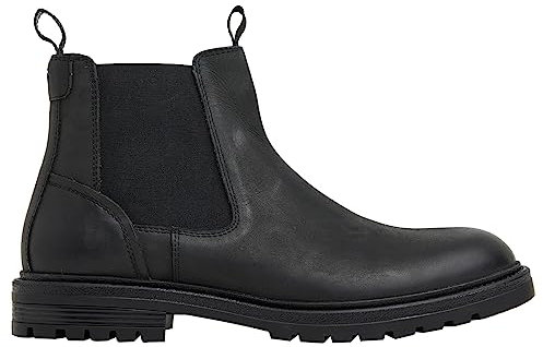 Pepe Jeans Logan, Stivale Chelsea Uomo, Nero (Nero), 43 EU
