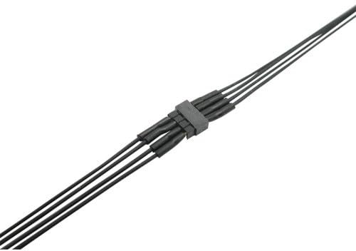 Modellbau Schönwitz 51230 Micro Steckverbinder 4-polig Stecker Buchse mit 0,04mm² Litze (4 Stück)