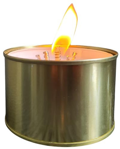 Schwabenfire Outdoorkerze in der Dose KERZABIX mit spezial Docht Campingkerze Outdoor kerze Kerzendeko geburtstagsgeschenk für frauen Handgemacht 100% Made in Germany outdoorkerzen Dosenkerze