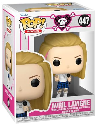 Funko POP! Rocks: Avril Lavigne - Girlfriend | Offizielles Musik Merch - Vinyl Sammelfigur als Regal Deko - Geschenkidee zum Geburtstag für Fans und Sammler