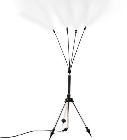 Brumisateur pour terrasse extérieure, vaporisateur sur pied pour terrasse extérieure, refroidissement d'été, système de brume extérieur pour terrasse, système de brume portable pour le refroidissement