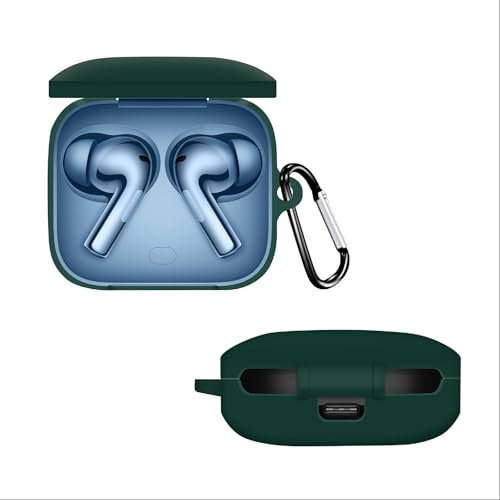 GIOPUEY Cover Compatibile con OPPO ENCO X3i, Cilicone Custodia, Ultrasottile Case Cover, Antiurto, Resistente ai Graffi - Verde militare