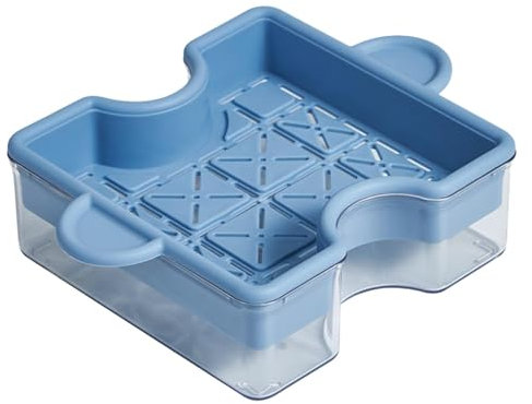 Cat Grass Grow Kit - Puzzle Shape Cat Grass Box with Double Layer | Soilless Hydroponic Cat Grass Pot | Indoor Planting Grass Box | Promotes Cat Digestion | Pet Grass Planter Digestive Aid for Cat