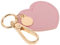 GALPADA HerzföRmiger SchlüSselanhäNger Aus Pu-Leder in Rosa Stilvolles TaschenzubehöR FüR SchlüSsel Und Handtasche Nordischer Design AnhäNger FüR Geschenke