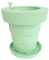 Maceta de riego automático para plantas de interior, maceta de riego automático, maceta de almacenamiento de agua para cactus, maceta de drenaje decorativa, perilla para controlar la velocidad de