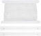 BENECREAT 21.8 Yards/20m Clear Curtain Tape with Roman Rings, Nylon Translucent Sewing Tape Flat Curtain Tape for Window Hooks Used to Make Home Decor Items