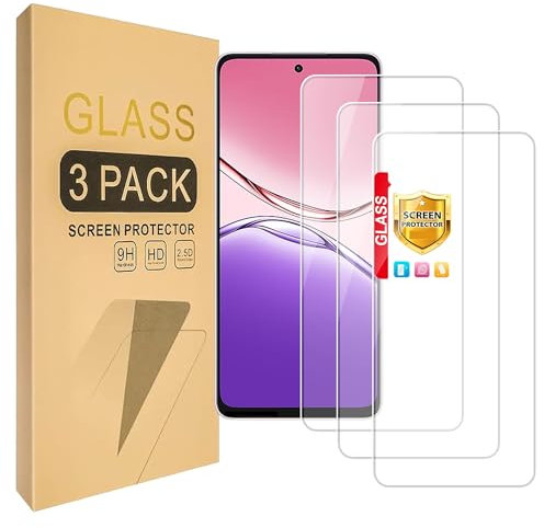 Lucyliy [3 paquetes] Compatible con Piezas para Realme GT 6 Protector de pantalla [Dureza 9H ] [Alta definición] [Antiarañazos]