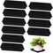Toyvian 12 Piezas Bandejas Cuadradas para Macetas de Bases para Jardinería Resistentes y Multifuncionales para Plantas y Bonsáis Interior y Exterior