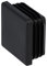 GleitGut 4 x bouchons de tube 50 x 50 mm embout tube carré bouchon plastique noir