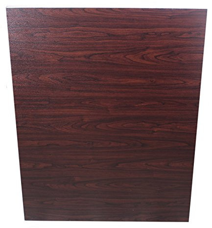 Rosewood uPVC Flat Door Panel (700mm x 900mm) - Rosewood/White, 28mm