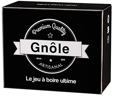 Limite Limite Jumbo 25006 Gnole, das ultimative Trinkspiel – Aperiospiel für die Abende mit Freunden – 300 Karten – von den Schöpfern von Limite, schwarz/weiß