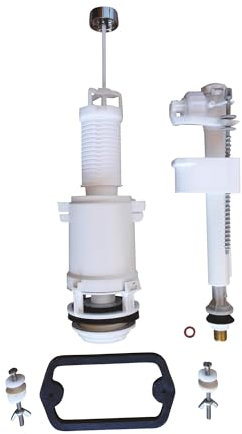 SOMATHERM FOR YOU, Mécanisme de chasse à tirette latérale, alimentation basse, montage facile et silencieux Ensemble complet avec robinet flotteur, accessoires et joint inclus