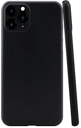 CELLBEE iPhone 11 Pro Max Hülle Case - Premium Slim Schutzhülle Kompatibel mit iPhone, Extrem Dünn, Anti Kratzer, Schutz ohne Kompromisse Deep Black - Schwarz