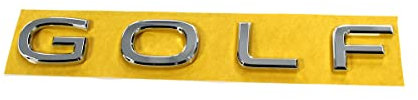Volkswagen 5H08536872ZZ Schriftzug Golf Heckklappe Aufkleber Emblem Logo Buchstaben, Chrom