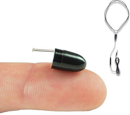 PingaOculto SpionageKopfhörer Prüfung Mini VIP Pro Unsichtbare Kopfhörer für Handy mit Mikrofon - Unsichtbar Ohrhörer Kabellos Headset Spicker Spy Earpiece In Ear (Spy Earpiece VIP Pro UltraMini)