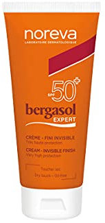 Noreva Bergasol Expert Invisible Finish Creme LSF 50+, 50 ml