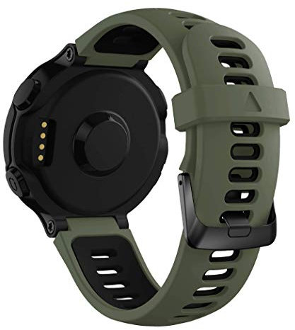 Syxinn Kompatibel mit Forerunner 735XT Armband, Forerunner 235 235 Lite 230 220 620 630 Armband, Ersatz Silikon Uhrenarmband mit Werkzeugen für Forerunner 735XT