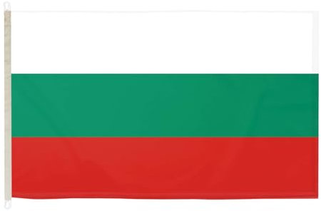 Bulgaria DuraFlag - Bandera de calidad prémium con clips, 150 x 90 cm