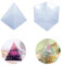 Super Pyramide Silikonform Transparente Epoxidharz Formen Große Pyramidenform Kunststoffrahmen Für Harz Handwerk Super Pyramid Silikonform 15CM DIY Ornament 3D Silikon Harz Schmuck Pyramide Ornament