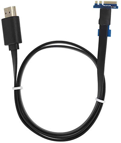 fasient1 PCI-E HDMI-Adapterkabel, NGFF M.2 A/E-Schlüssel HDMI Externer Grafikkarten-Leitungsadapter, für Laptop-Notebook(NGFF AKEY)