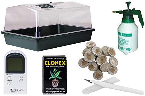 Weedness Set di Propagazione di Talee Premium - Mini Serra Interni per Talee Accessori Balcone Telaio Freddo