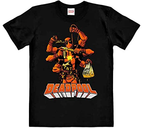 Logoshirt® Marvel Comics Deadpool Lard-O Burger T-Shirt Damen & Herren