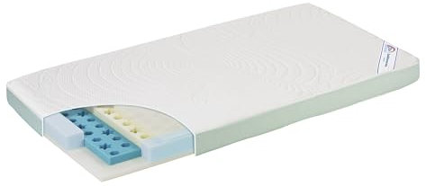 Alvi Kindermatratze Air Sleep II 70 x 140 cm | Bettmatratze optimale Punktelastizität | Kaltschaummatratze Klimaregulierend, Rundum-Reißverschluss | Babymatratze Tencel-Bezug & waschbar bei 60°C