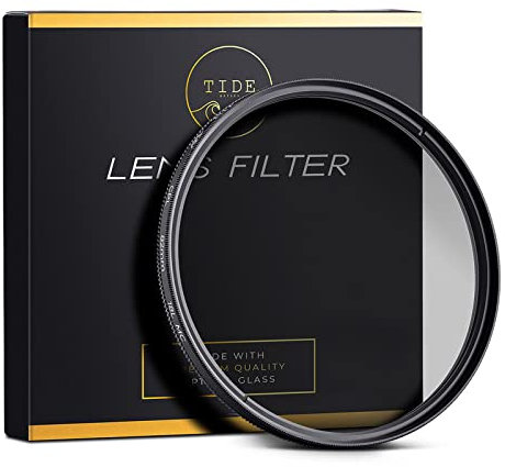 Tide Optics CPL Filtro de Lente Polarizador Filtro polarizador Delgado Circular, Vidrio óptico MRC (46mm)