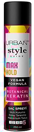 Urban Care - Style Guide Max Hold Hair Spray - 250 ml