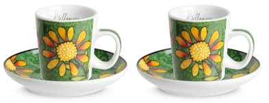 Egan Set 2 tazze caffè Bellamore Verdi ML 100