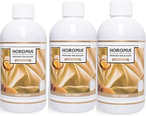 Profumatore per bucato, Confezione da 3x500 ml (Gold Argan)