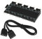 ECSiNG 10-Channel RGB Hub 10 Port PC Chassis Fan Hub PC Motherboard RGB Fan Extension Cable for Desktop Computer 5V 3-Pin