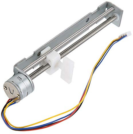 Vis de Moteur Pas à Pas, Table Coulissante Micro Moteur Pas à Pas Vis de Moteur Linéaire Vis de Moteur Pas à Pas Linéaire 2 Phases 4 Fils Table Coulissante, Guides de Mouvement