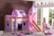 Relita Hochbett mit Rutsche inkl. Textilset, versch. Farben