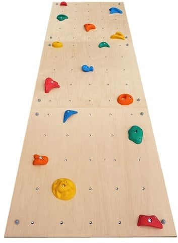 Create for you® - Kletterwand Kinderzimmer + 5 Klettersteine - Kletterwand für Kinder Indoor - Klettergerüst und Spielgeräte Indoor - Klettern mit Klettergriffe für Kinder - 75x75 cm