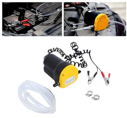 JNNJ 12 V 60 W Cambiamento Pompa Estrattore, Estrattore Olio Diesel Pompa, Extractor Aspirazione Della Pompa Trasferimento, con Tubi per Barca, Camion, Camper, Veicolo, Auto, Moto, Universale