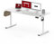 SANODESK Höhenverstellbarer Schreibtisch 160 x 60 cm Schreibtisch Höhenverstellbar Elektrisch Ergonomischer Steh-Sitz Tisch Computertisch für Heimbüro Homeoffice(weiß)