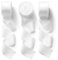 CHUQING Satinband Weiß Schleifenband Weiss Geschenkband Breit 25mm Dekoband Weißes Seidenband Weisses Band für Hochzeit