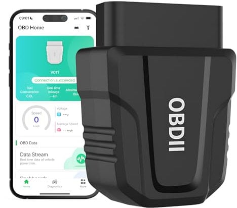 OBD2 Scanner Bluetooth 5.4 by MMOBIEL - Car Scanner for iPhone iOS & Android - Car Diagnostic Tool Wireless [2024 Version] - OBDII/EOBD Check Engine Light - Car Code Reader - Reset/Clear Error Code