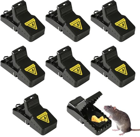 Mouse Traps Mice Traps, 8 Pack Mouse Traps For Indoors That Kill Instantly, Rodent Trap, Mice Kill Mouse Control