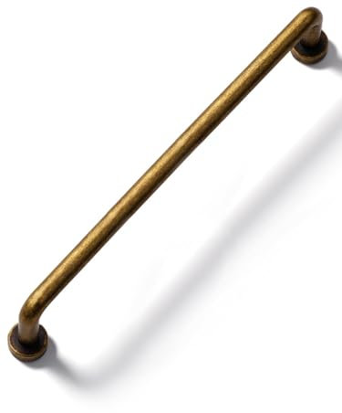 SORWDUERM 5 Stück Antike Messing Schrank Pull 160mm lochabstand Vintage Küche Schrank Griffe Möbel Hardware Küchenschrank Möbelgriffe Kleiderschrank Zieht Griffe