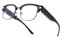 SKYWAY Lesebrille mit Licht, Anti-Blaulicht, USB Wiederaufladbare LED Beleuchtete Lesebrille, Metall-Halbrahmen Brille mit licht für Nachtlesen,Hobby,Naharbeit (Schwarz) 3.0