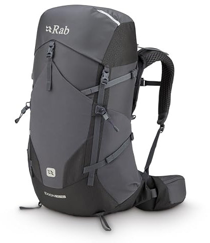 Rab Damen Exion ND Rucksack - Bequemer Tagesrucksack zum Wandern, Trekking, Rucksackreisen, Anthrazit/Graphen, 35-Liter (Back Length - Small/Medium)