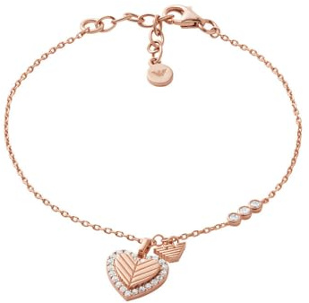 Emporio Armani Damenarmband aus Sterlingsilber mit Karabiner- oder Schieberverschluss